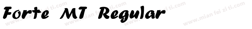 Forte MT Regular字体转换